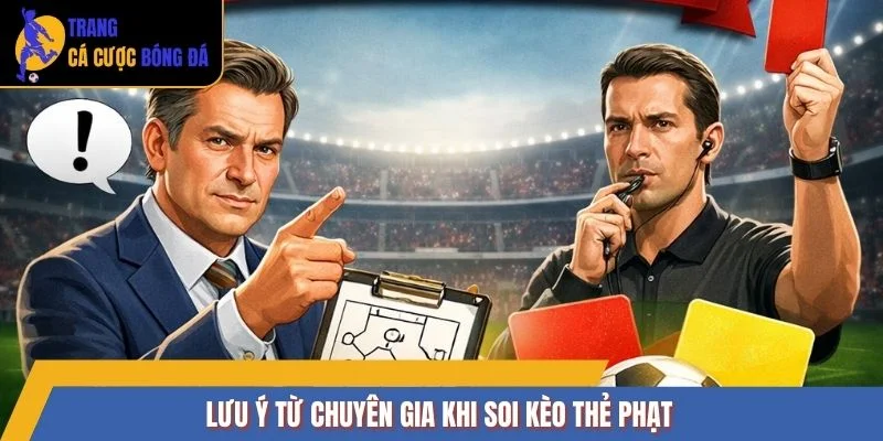 Lưu ý từ chuyên gia khi soi kèo thẻ phạt